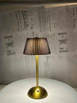 NOIR Pleated Brass Lam - Figi Home