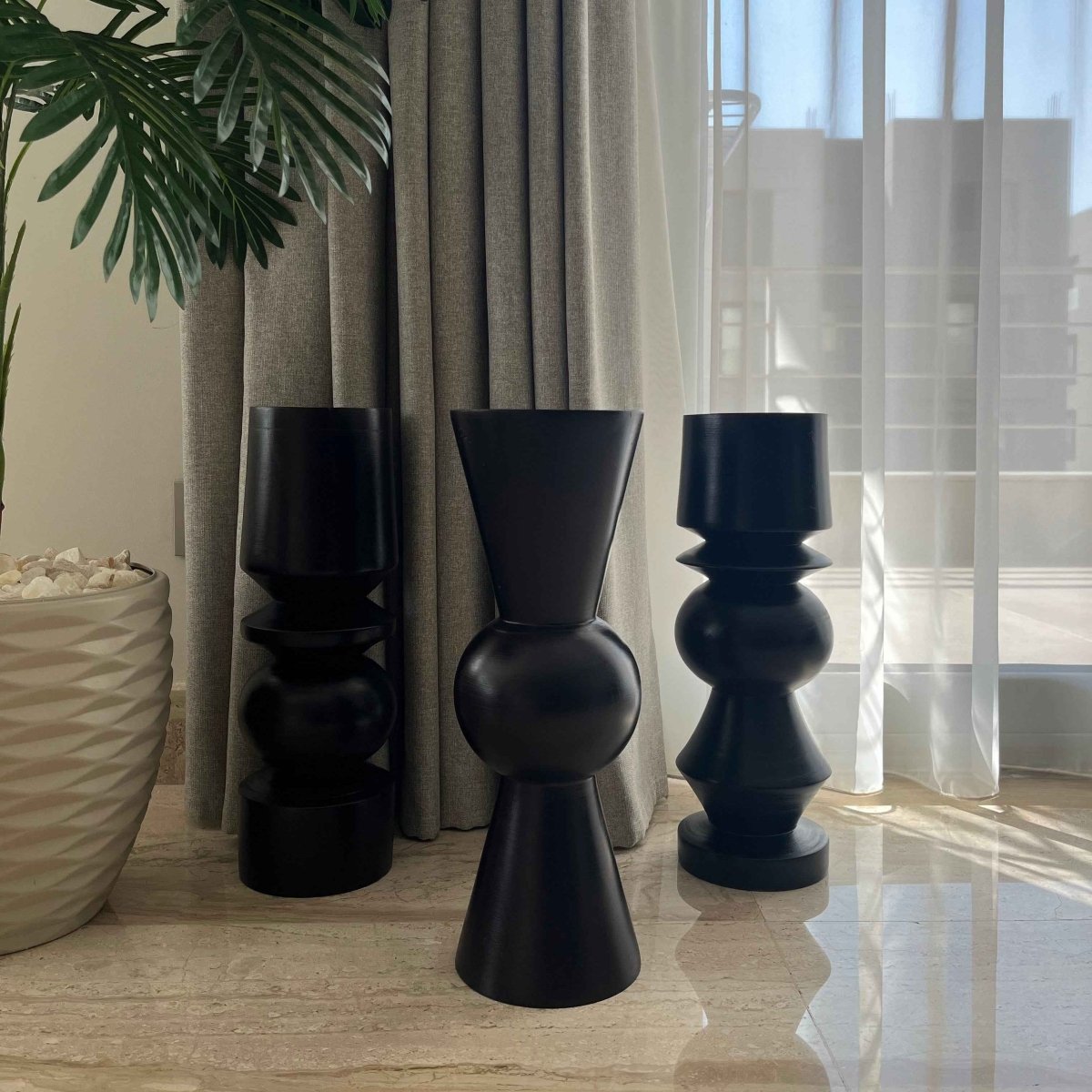 Obra Sculptural Pedestal Set - Figi Home