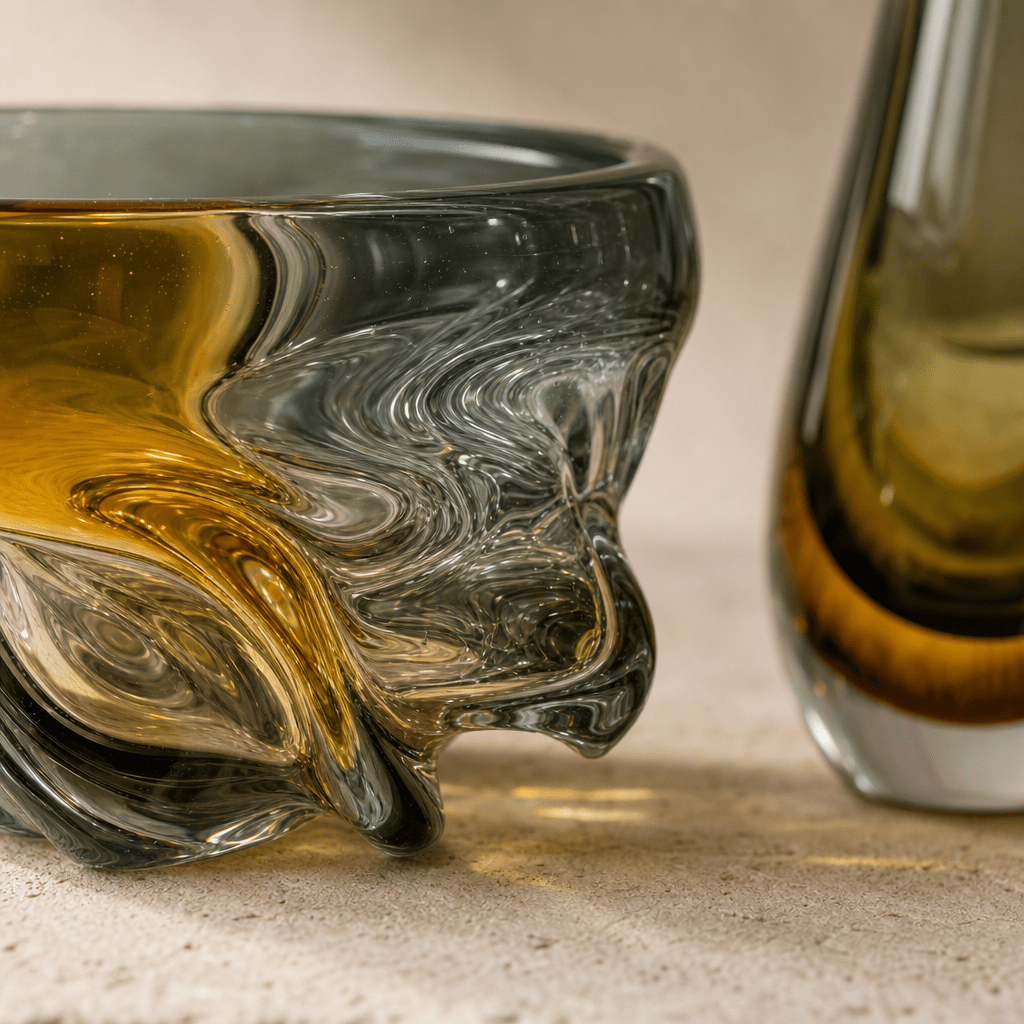 Premium Amber Smoke Vessels - Figi Home