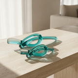Teal Glass Knot