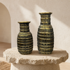 Tiered Gold Vases