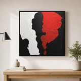 Textured Contrast Canvas