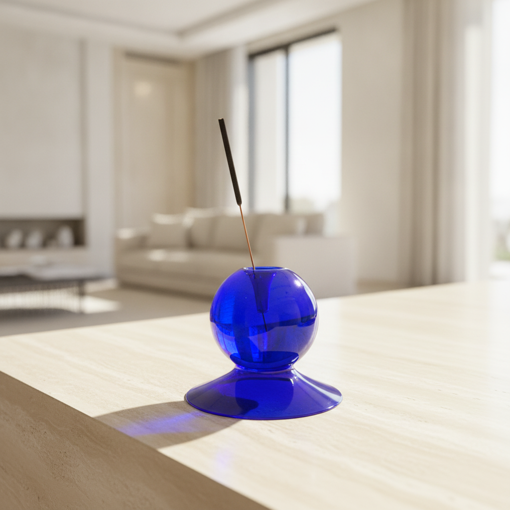 Blue Incense Holder