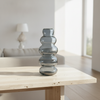 Smoked Glass Bubble Vase