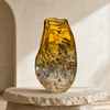 Amber Bubble Vase
