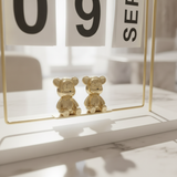 Golden Desk Calendar with Bears