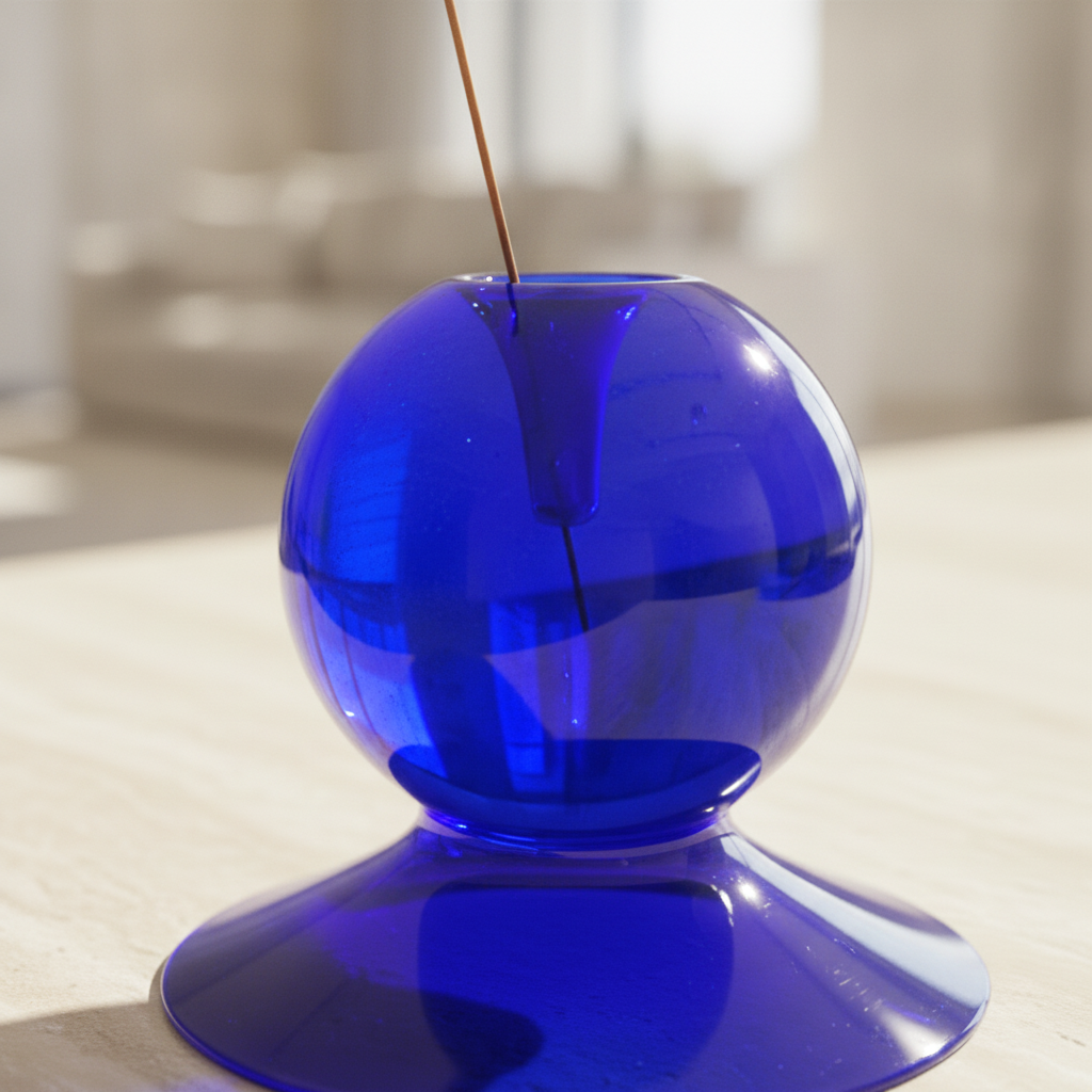 Blue Incense Holder