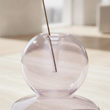 Purple Glass Incense Burner