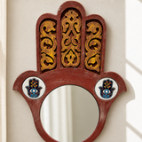 Red Hamsa Mirror
