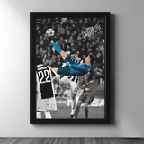 Ronaldo — The Bicycle Kick Poster Frame - Figi Home
