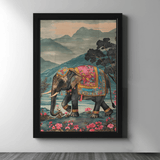 Royal Elephant in Bloom - Figi Home
