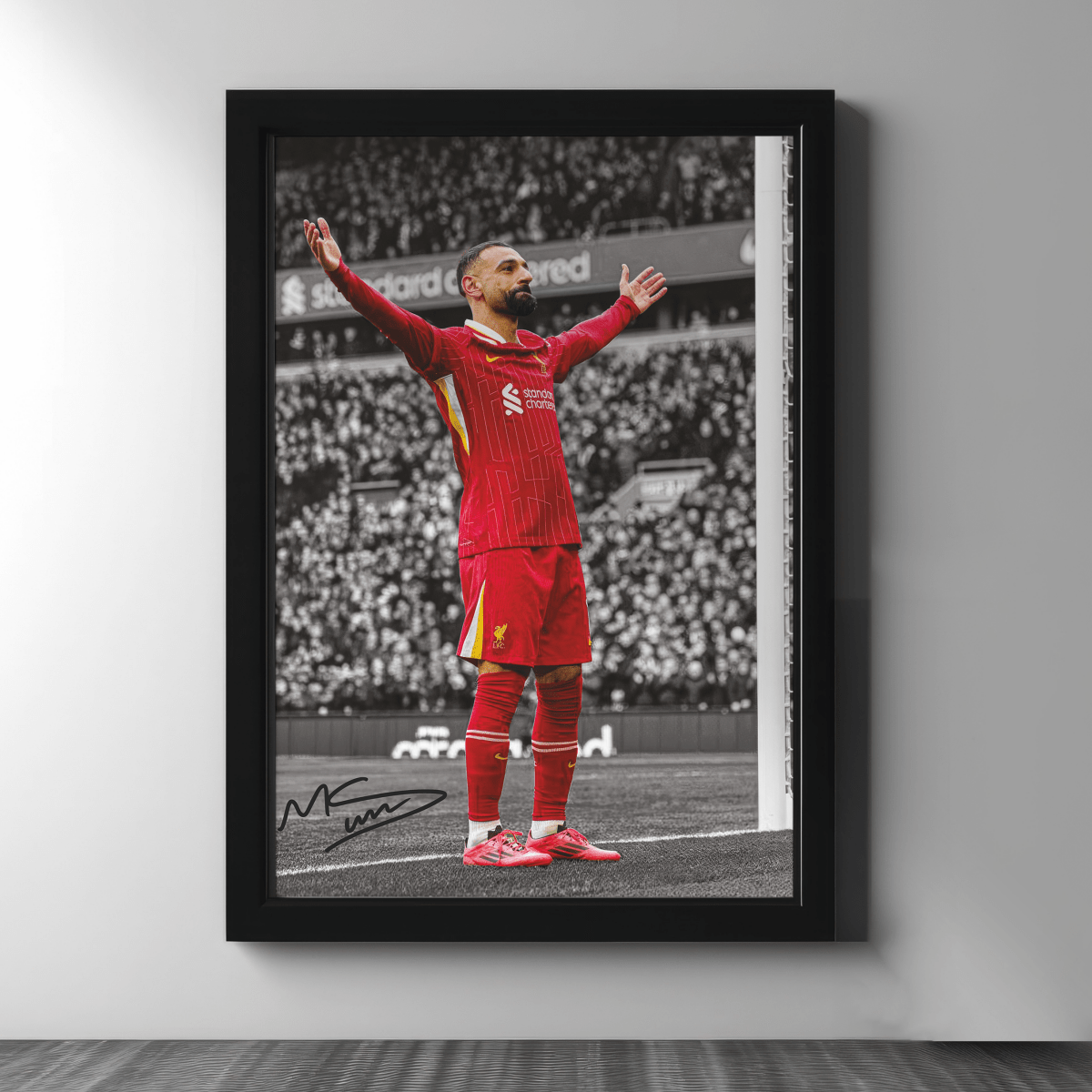 Salah — Anfield Prayer Poster Frame - Figi Home