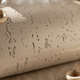 Modern Textured Scroll Tissue Holder