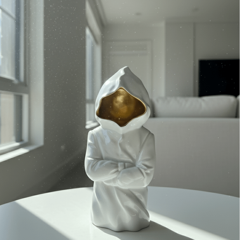 Silent Monk Sculpture - Figi Home