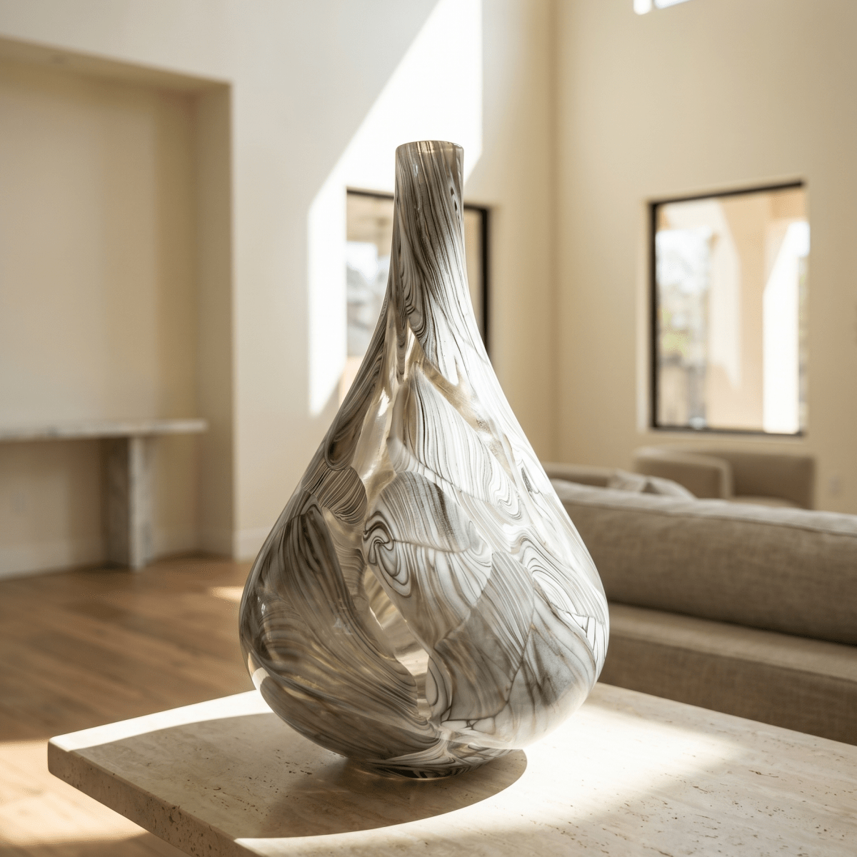 Smoke Current Vase - Figi Home