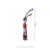 Splatter Paint Rabbit Sculpture - Figi Home