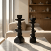 Stacked Geo Candle Holder Set - Figi Home