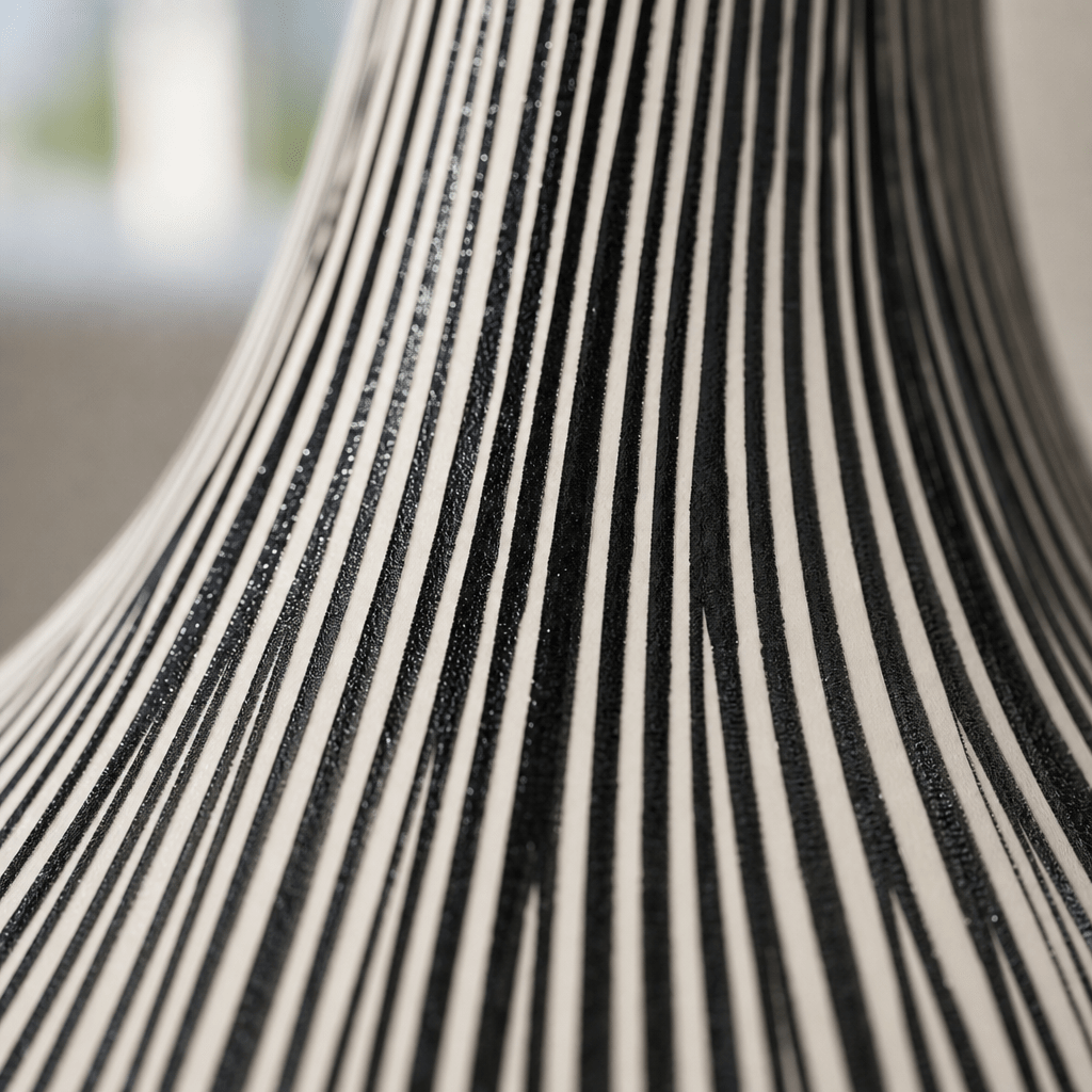Striped Bifurcated Vase - Figi Home