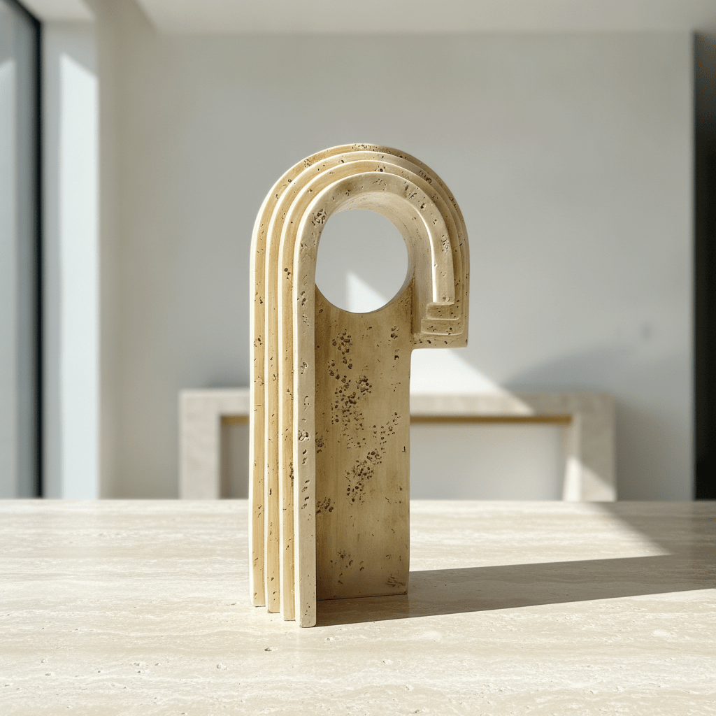 Tall Porous Arch Sculpture - Figi Home