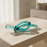 Teal Glass Knot - Figi Home
