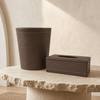 Textured Brown Desk Set - Figi Home