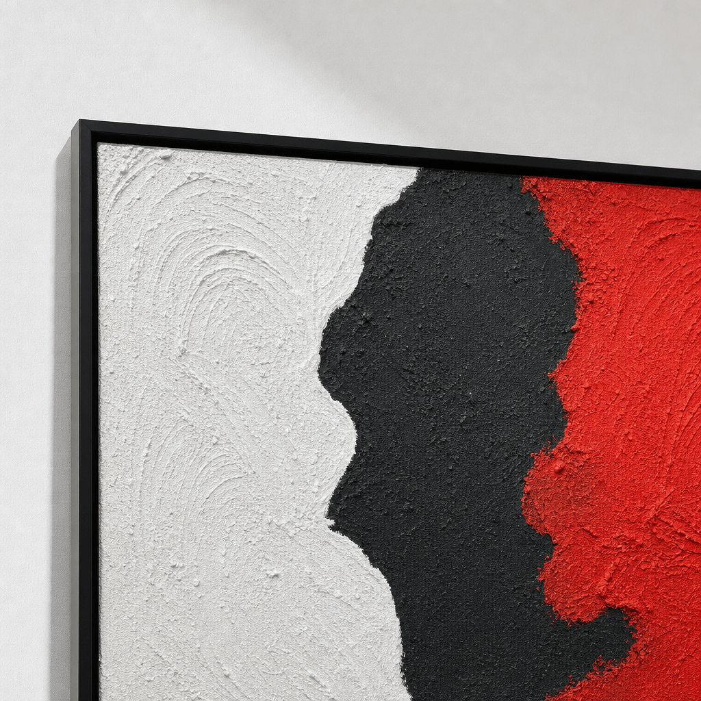 Textured Contrast Canvas - Figi Home