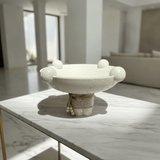 Textured Pedestal Bowl - Figi Home