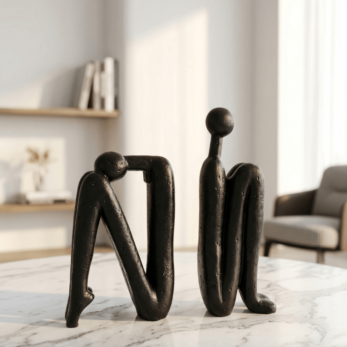 Thinker Duo Bookend Set - Figi Home