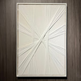 White Convergence Wall Art - Figi Home