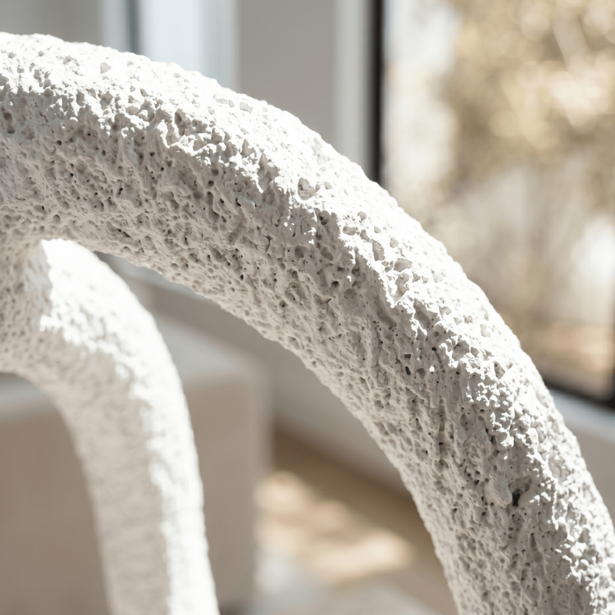 White Double Arch Sculpture - Figi Home