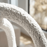 White Double Arch Sculpture - Figi Home