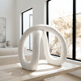 White Double Arch Sculpture - Figi Home