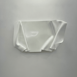 White Fabric Sculpture - Figi Home