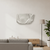 White Fabric Sculpture - Figi Home