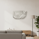 White Fabric Sculpture - Figi Home