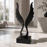 Winged Orb Sculpture - Figi Home