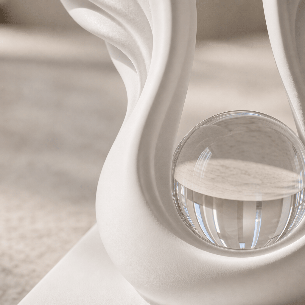 Winged Orb Sculpture - Figi Home