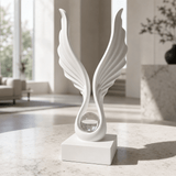 Winged Orb Sculpture - Figi Home