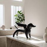 Winged Pup Sculpture - Figi Home