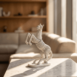 Wire-Wrapped Rearing Horse Sculpture - Figi Home