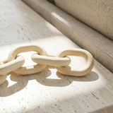 Wood Chain Sculpture - Figi Home