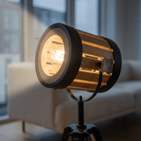 Wooden Studio Spotlight Floor Lamp - Figi Home