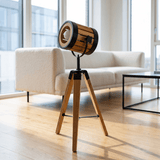 Wooden Studio Spotlight Floor Lamp - Figi Home